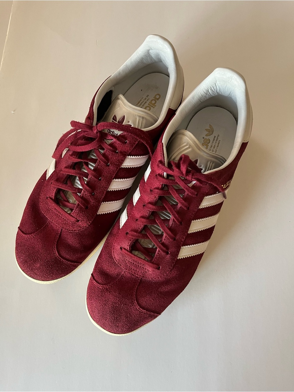 adidas Suede Gazelle Burgundy Sneakers